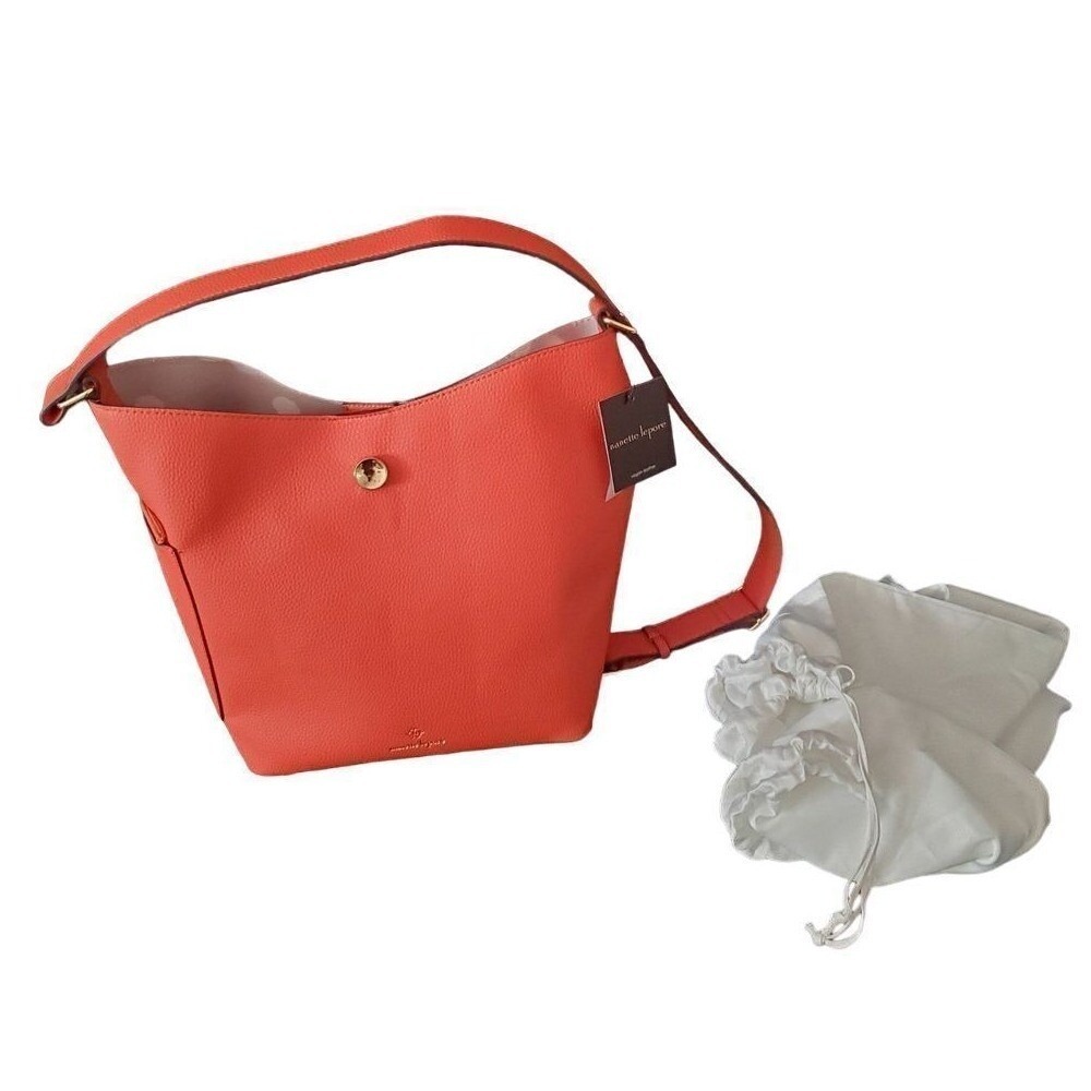Nanette Lepore Orange Convertible Sling Bag NWT (MK Dust Bag‎ Included)